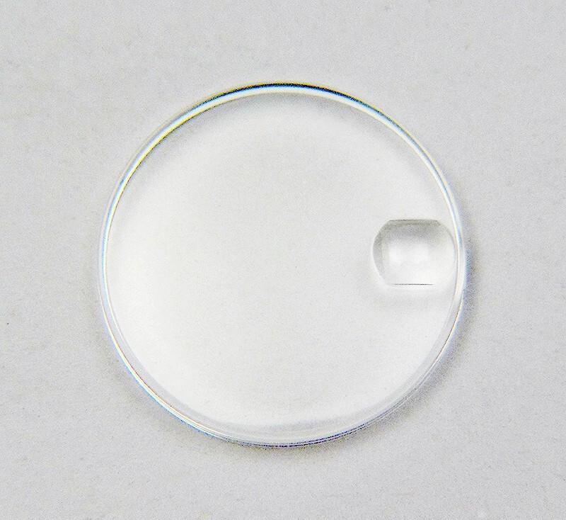New Genuine Rolex Tropic 25 104 Plexiglass Acrylic Crystal Date 25.5mm Diameter