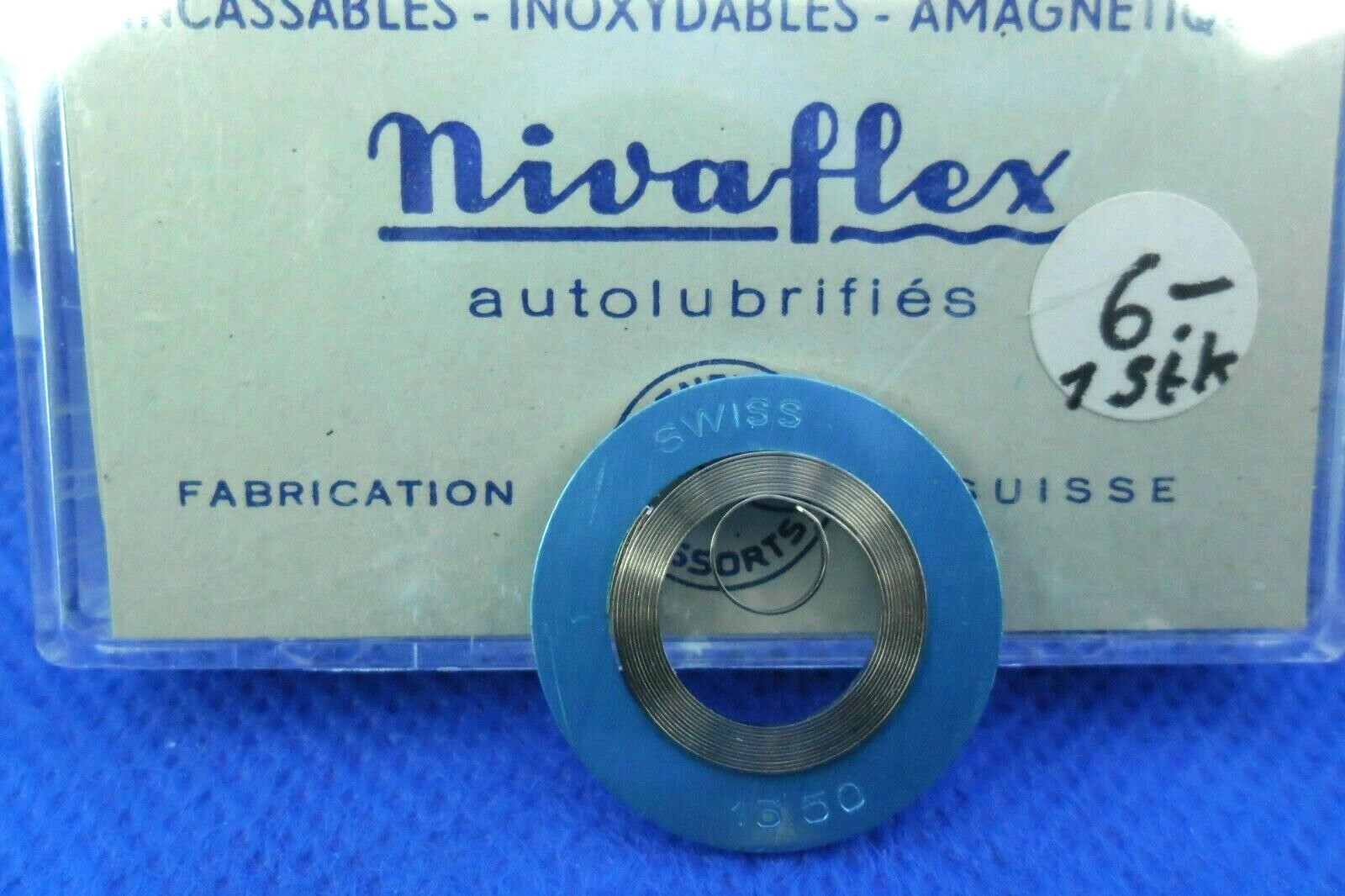 VINTAGE Spring Barillet Mainspring Elevator Spring 2346 NIVAFLEX 0.90x.16x440x13.5