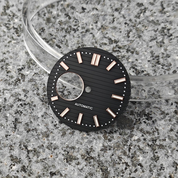 NH38 dial 29.8mm skeletonized coffee green lume fit NH35-NH38-NH36-NH70 movement