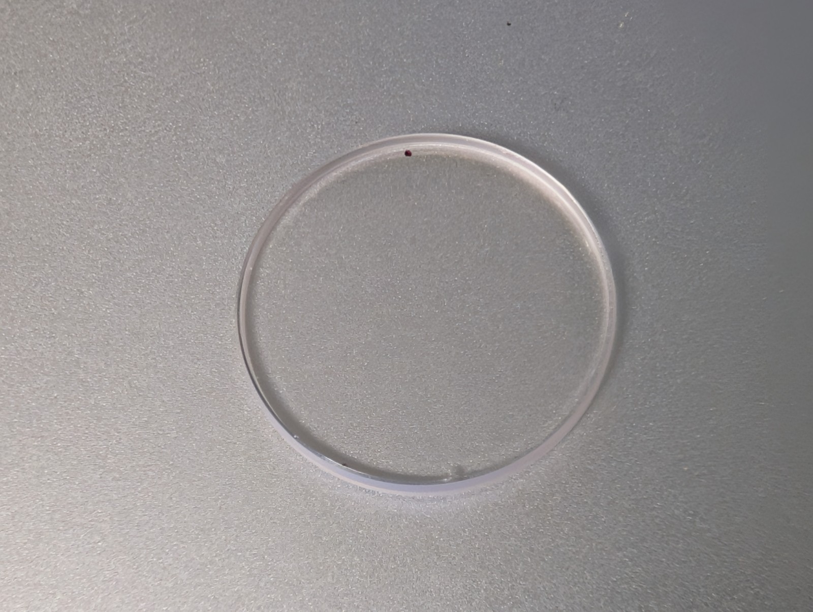 Genuine Rolex Sapphire Crystal 25-295C NO Loupe, Edge Cracks medium condition