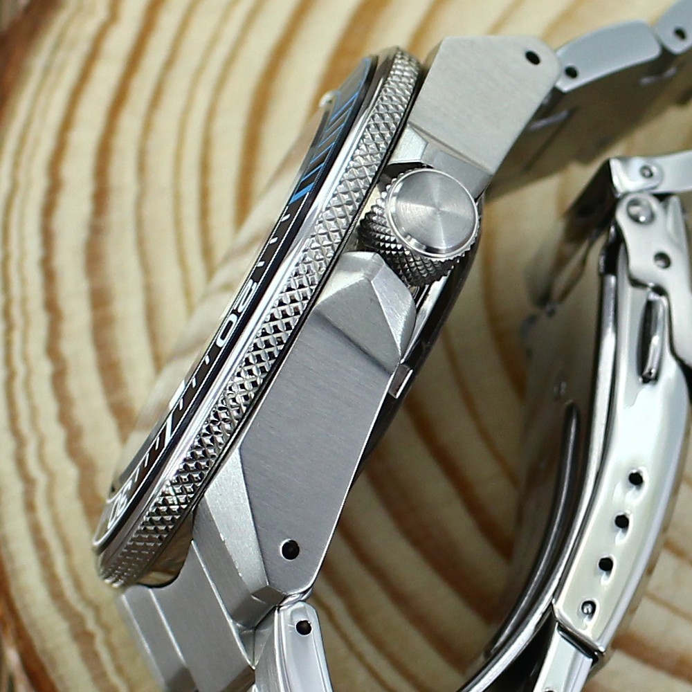 Sapphire NH35 Watch Case Wristband 43.8mm Modify Samurai Mod For NH34 NH36 NH38