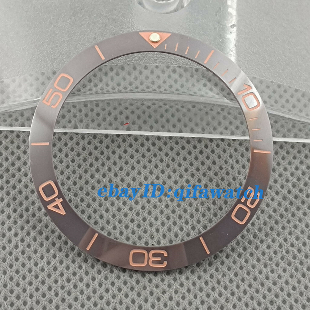 38mm gray ceramics Bezel Insert for 40mm automatic watches
