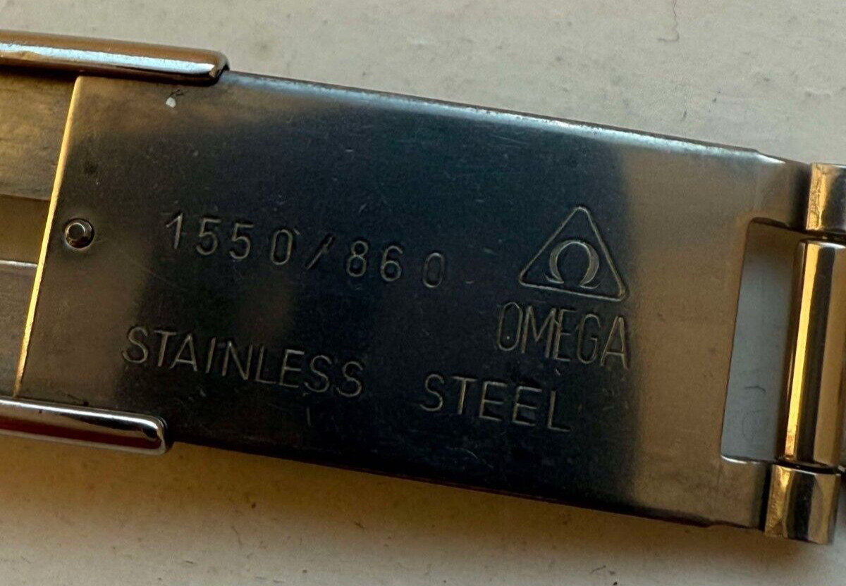 Genuine Omega Deployment Deployant Clasp Buckle Bracelet 1550/860 117DR1550860