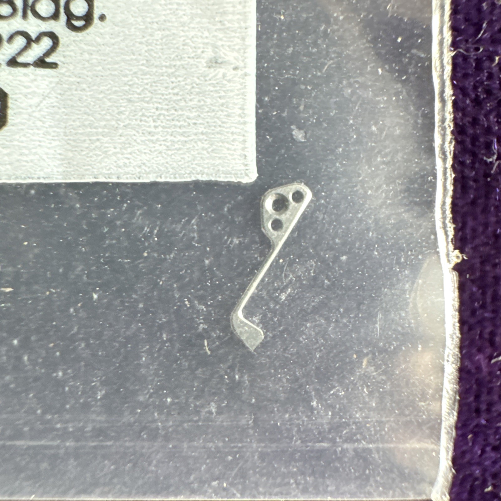 Patek Philippe Geneva Watch Movement 23 300 … part #445 setting lever spring