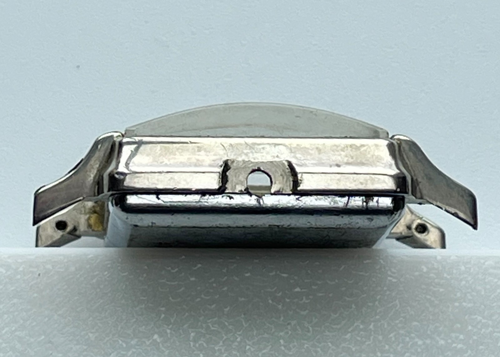 HELSA Watch Factory Square Case 238 A Replacement Repair Part Silver Vintage