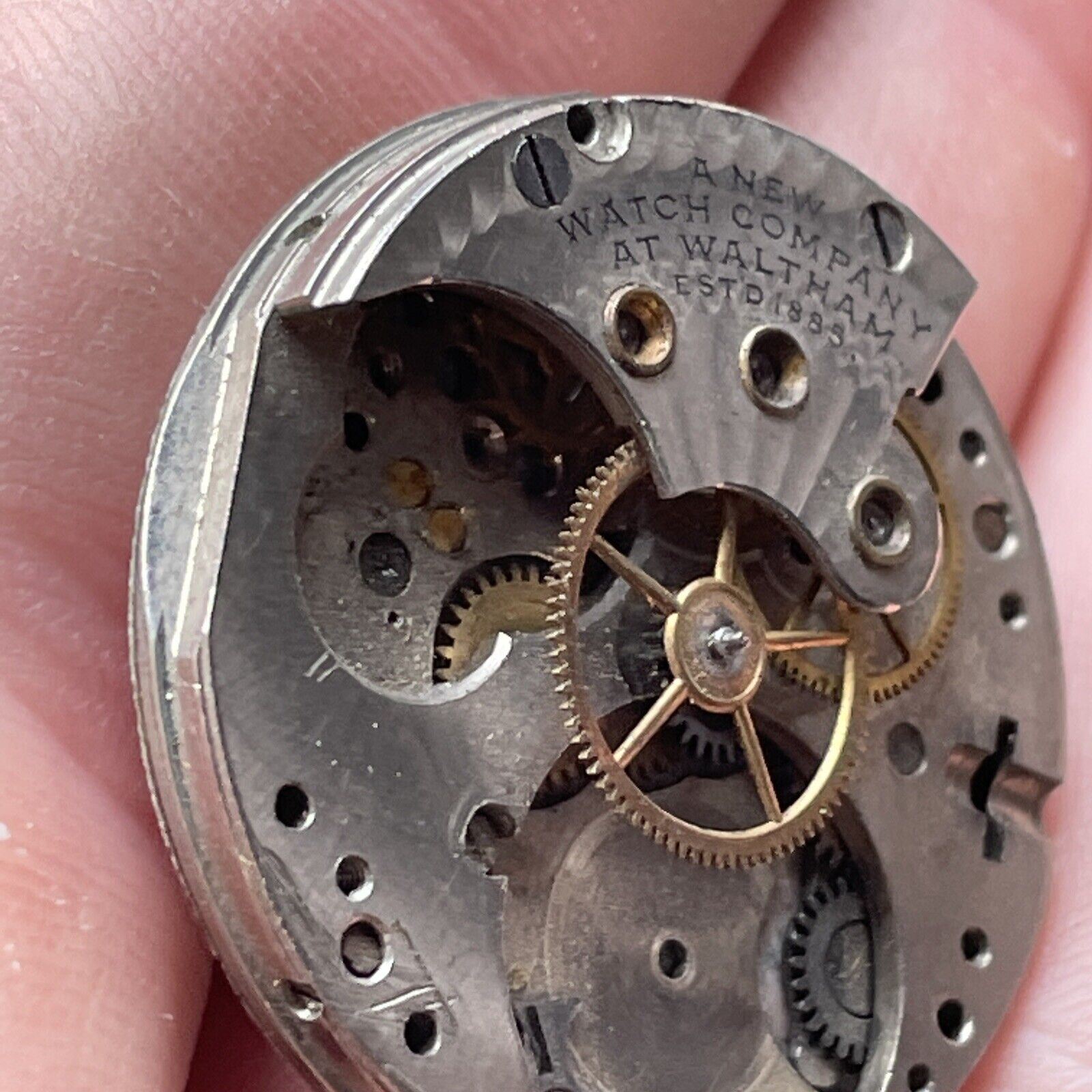 Vintage Waltham Watch Co. Face And Movement