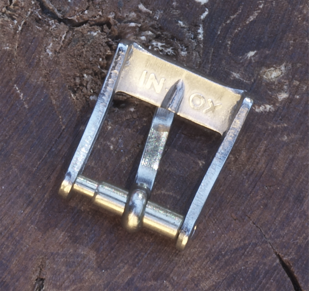 Swiss NOS vintage ladies watch buckle 6.5mm opening stainless steel 1960s/70s