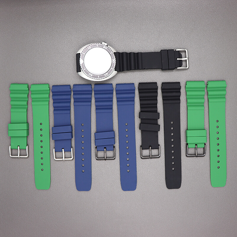 22mm Seiko Rubber Strap suitable Seiko Turtle SKX009 Bracelet high-quality