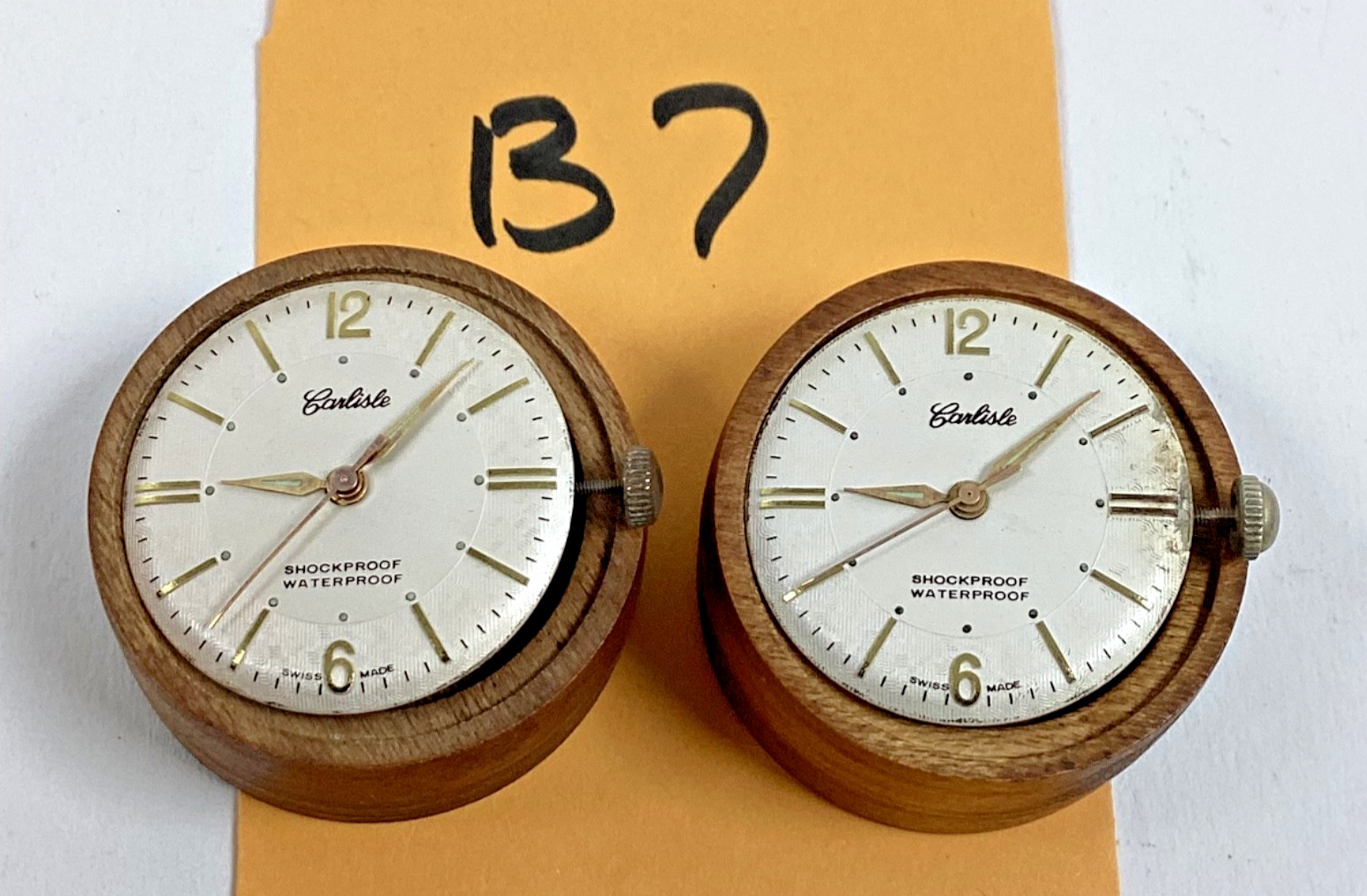 Lot Carlisle Henriline Watch Co Ebosa EB8020 Swiss Runs Spares Part Repair READ