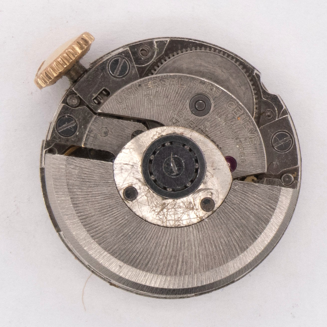 Vintage Universal Geneve Caliber 24 17-Jewel Automatic Wristwatch Movement, Runs
