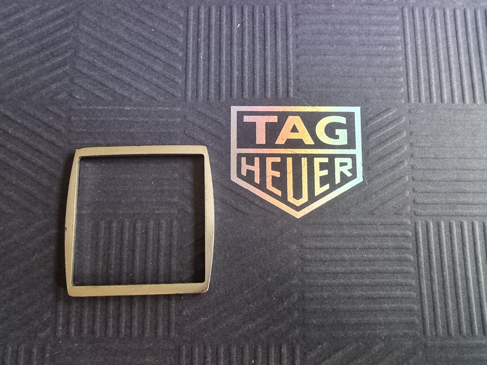 TAG Heuer Monaco blue chronograph dial plastic glass steel surround parts CW2113