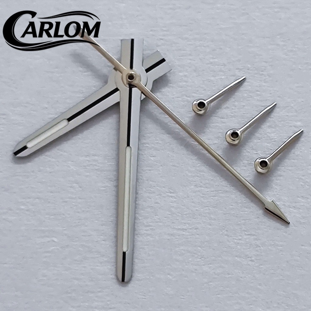 High Quality Watch Hands For VK63 Quartz Movement Green Luminous Silver Gun Gold