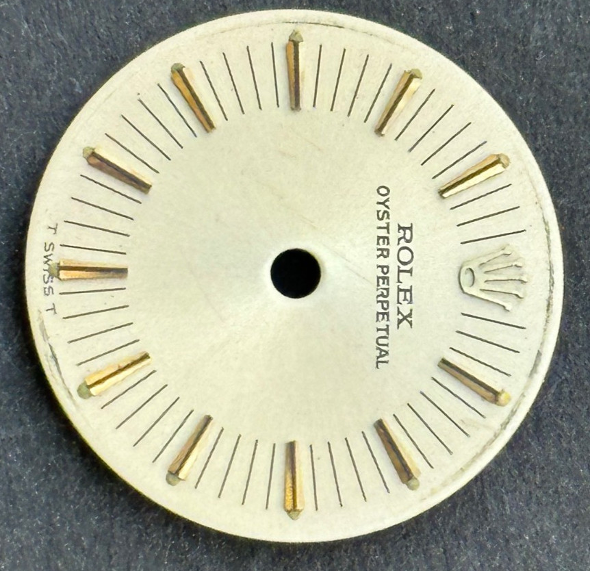 Vintage Rolex Ladies Oyster Perpetual Watch Dial For 24mm No Date