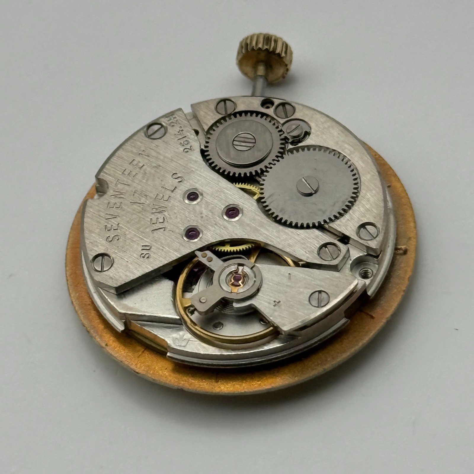 Poljot 2614.2H Watch Movement Sekonda Soviet 17 Jewels Manual Wind Parts 26.4mm