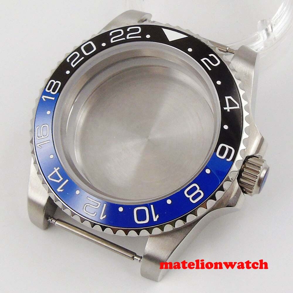 40mm Sapphire Glass Watch Case Fit NH35A Miyota8215 821A ETA2824 DG2813 PT5000