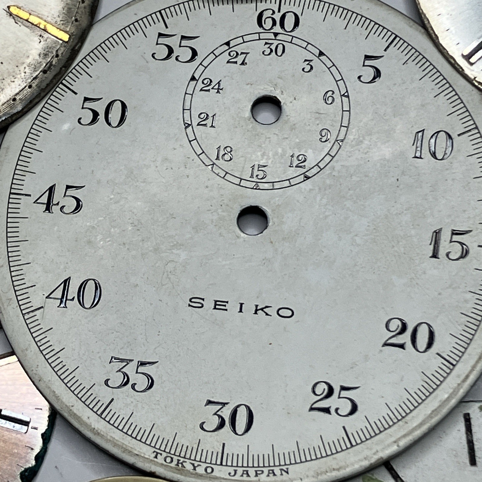 8 Vintage Seiko Citizen Dials Sportsman Actus Quartz Stopwatch Parts Repair