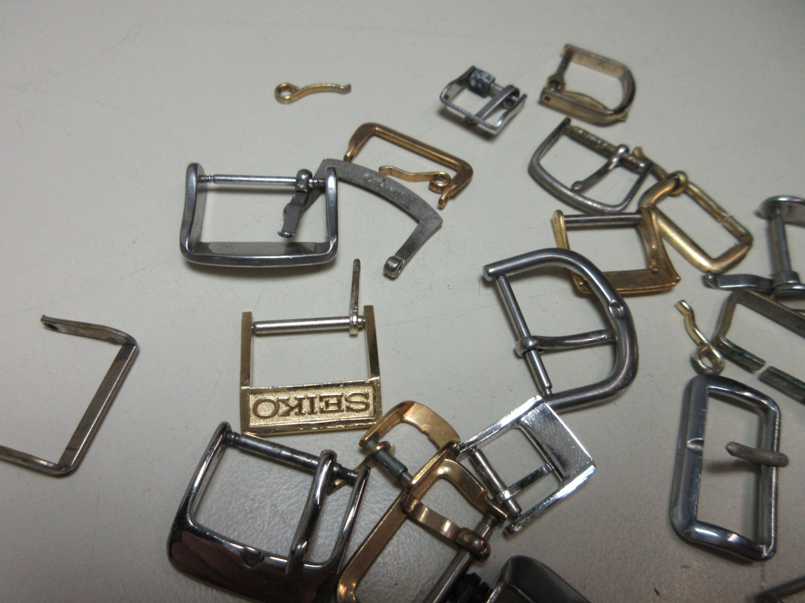 LOT WATCH BAND BUCKLES CLOSER CLASP WATCHMAKER REPLACEMENT PARTS #96