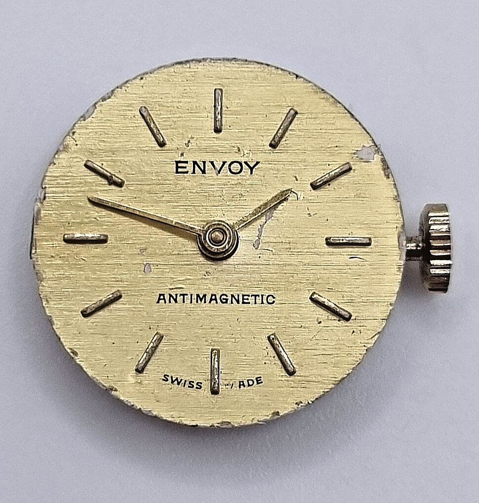 Envoy Ilona 86 Manual Wind Watch Movement 1 Jewel Swiss Untested 23.1mm