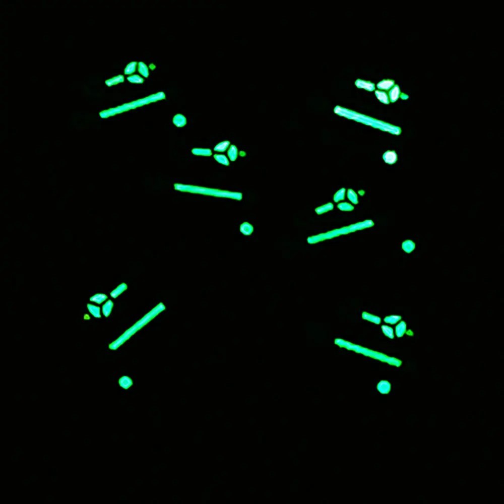 Watch Hands For NH35 NH36 4R 7S Green Luminous Silver Hand Set Watch Parts