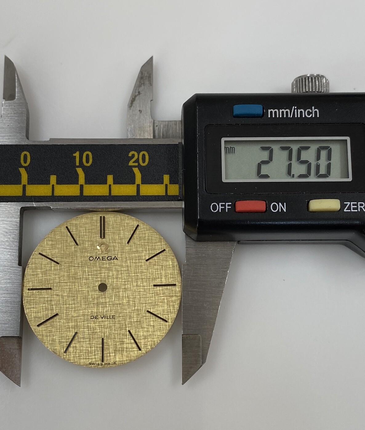 Original Omega De Ville Cal. 620 Gold Linen Color 27.5mm Dial