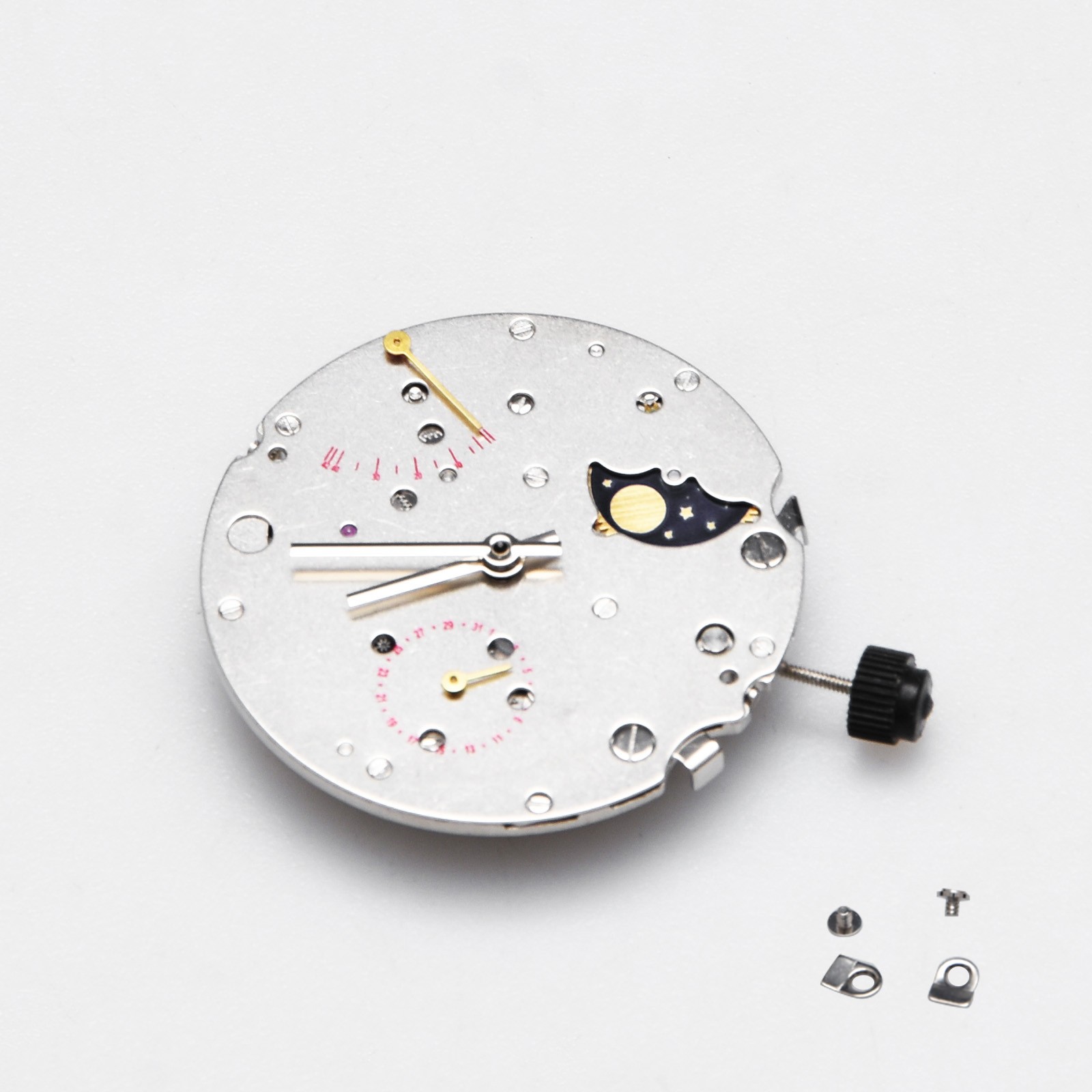 ST2153 Automatic Movement 28800bph Moon Phase Date 32 Jewels Power Reserve DIY