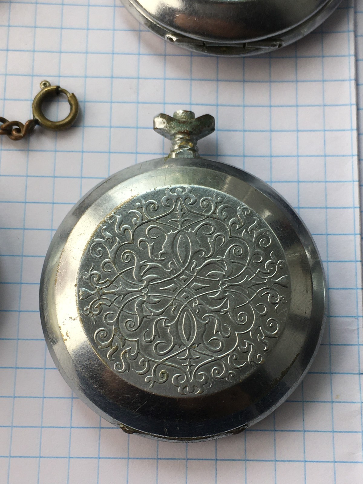 Lot of 7 Pocket Watch Molnija cases soviet. for spare parts or for restoration.