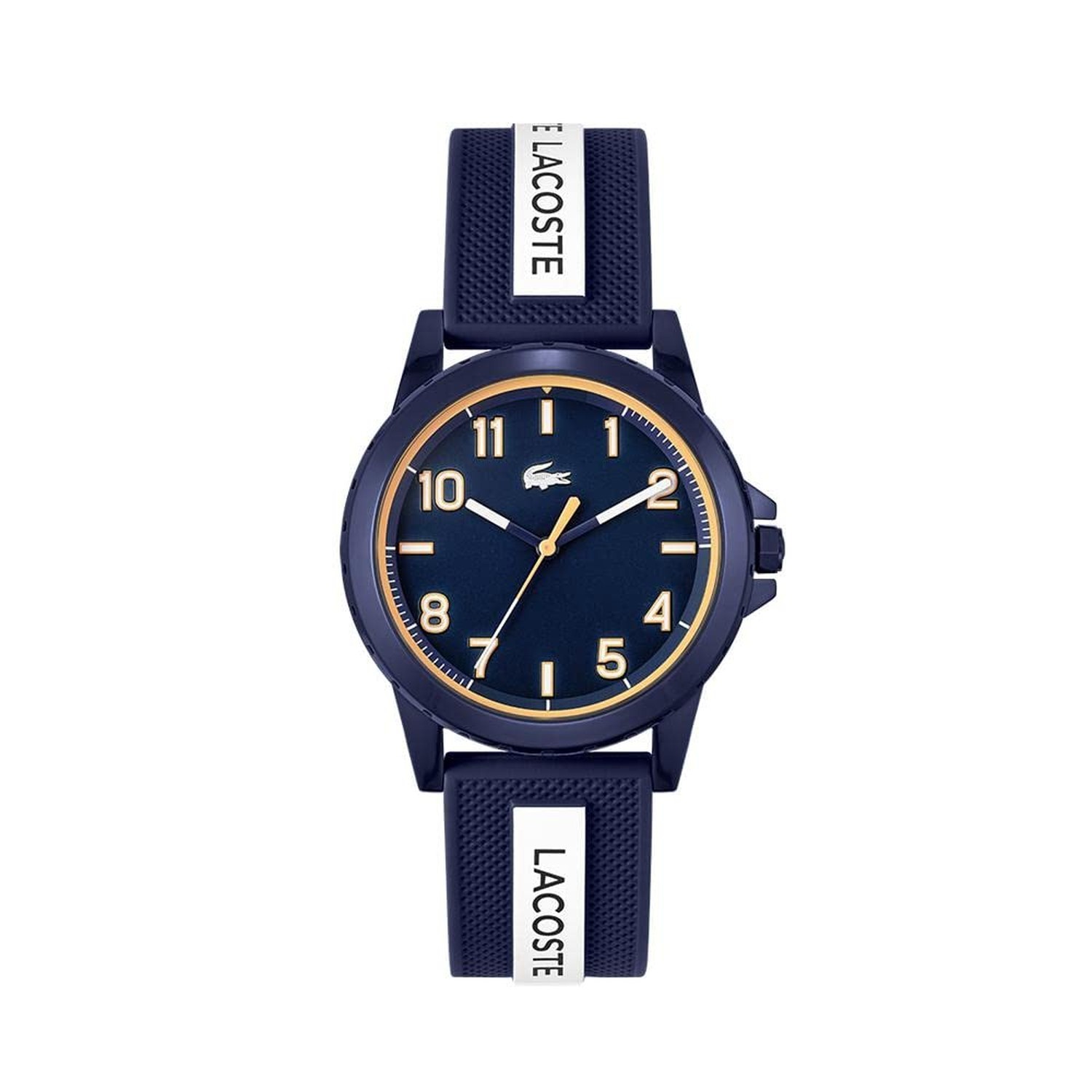 Lacoste Rider Unisex Quartz Plastic and Silicone Strap Watch, Color: Red (Mod…