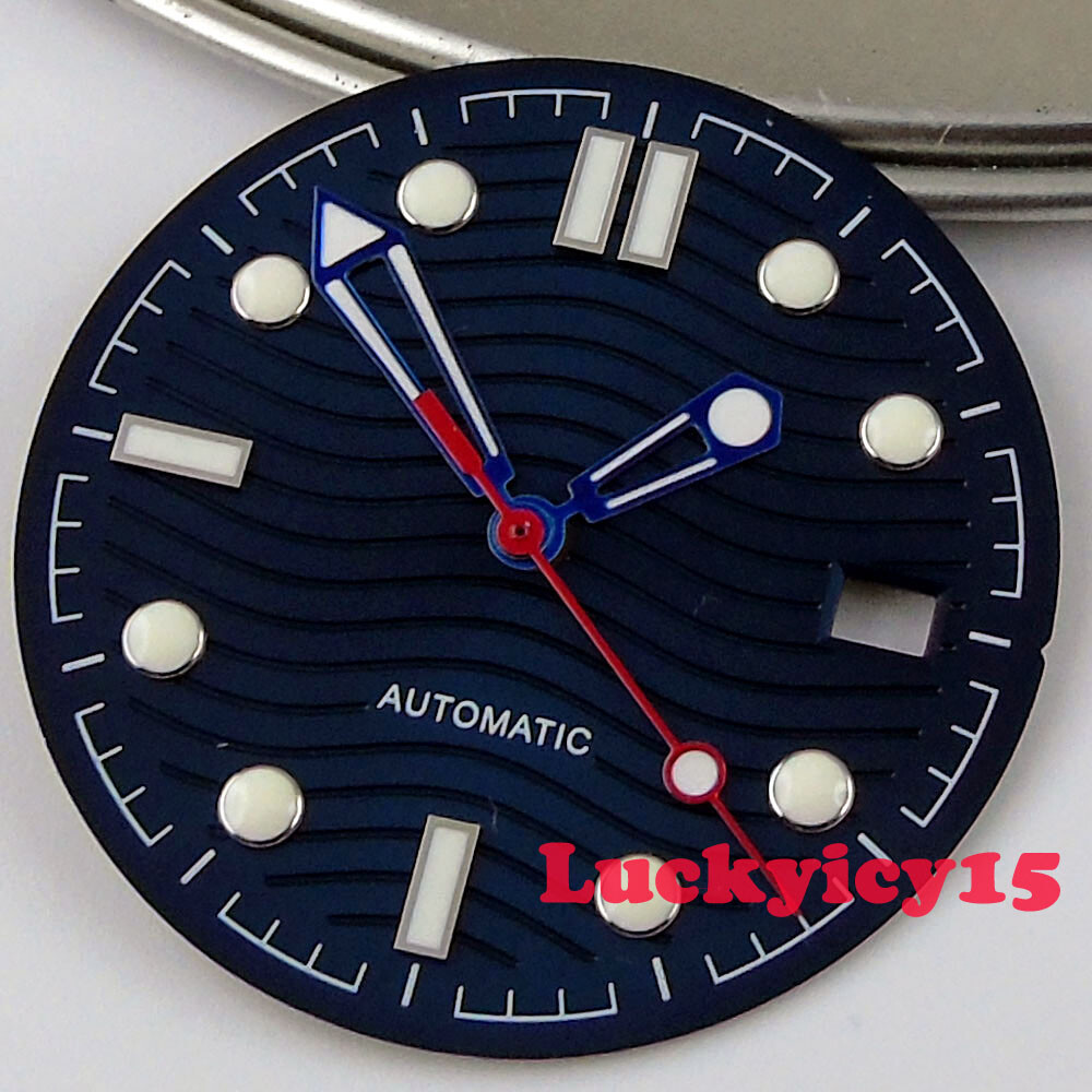 31mm watch dial fit for Miyota 8215 DG2813 NH35A Automatic movement dial+hands