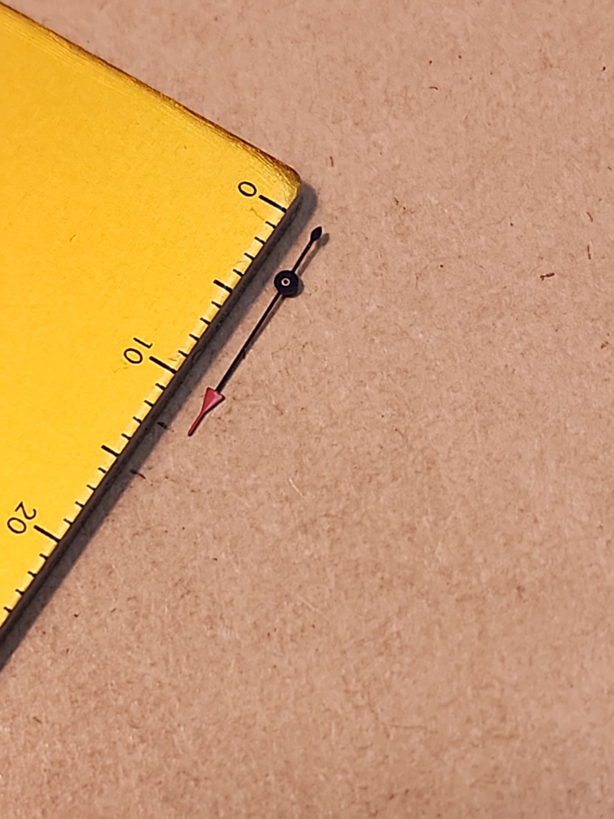 Vintage NOS Blue Arrow Sweep Second Hand With Red Painted Tip .61 Post Height