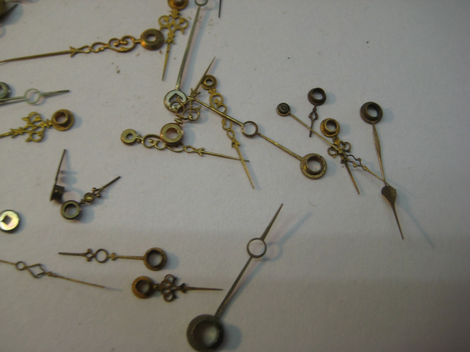 Lot 34 Vintage ~ Pocket Watch HANDS ~ Hour Minute ~ LOUIS XIV & Many OTHER