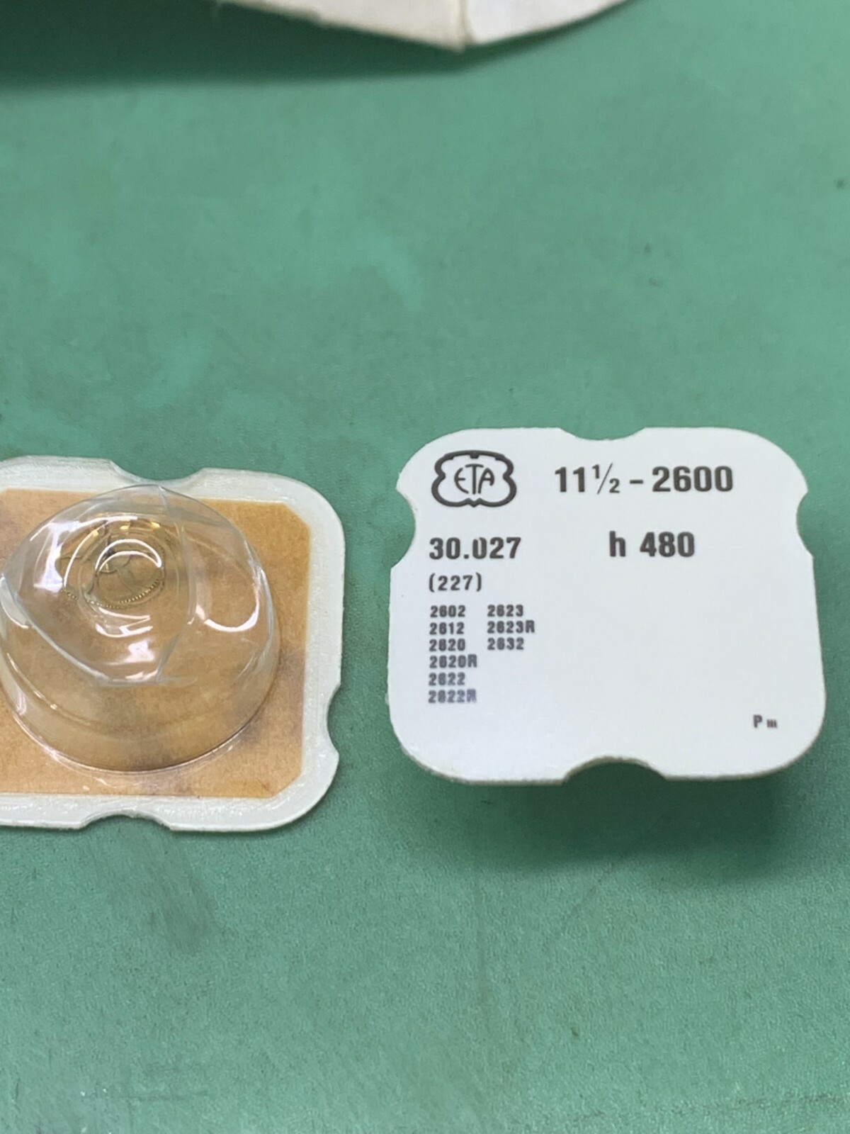 ETA Cal 2600 – 2632 part 227 Sweep Second wheel or Fourth Wheel NOS