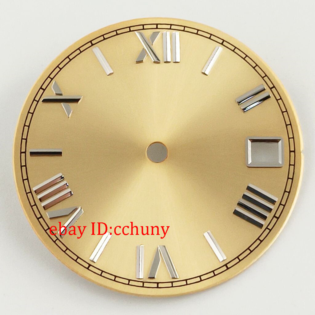 28.5mm green silver black blue red sterile Watch Dial Fit NH35 NH35A movement