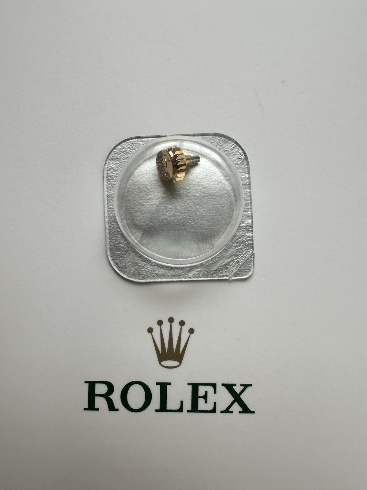 Genuine Rolex Crown With Gasket 24-604-8 18YG 116138 116203 116233 116238