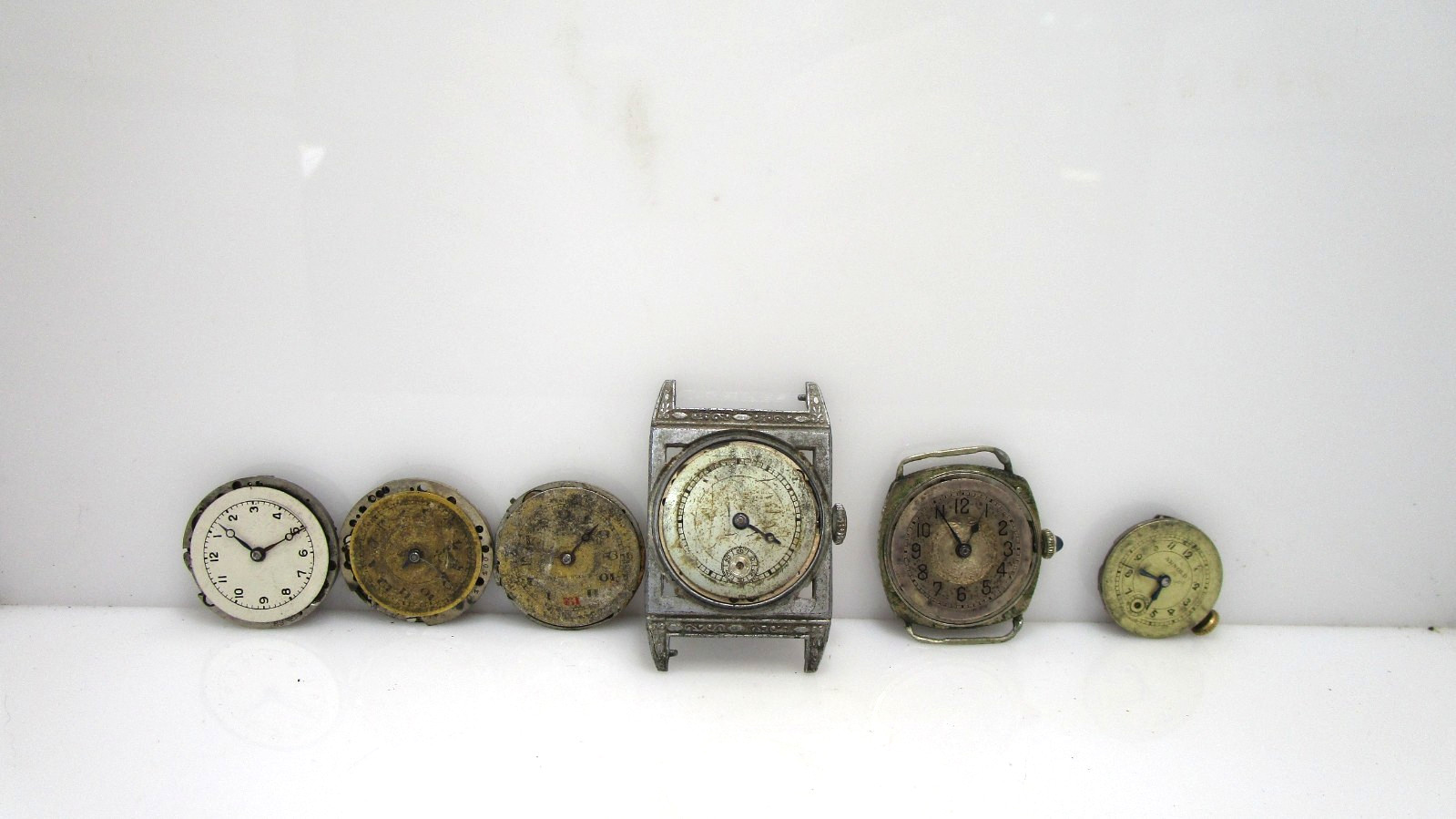 Antique Lady Assorted Manual Watch Parts Not Working Lot 6 Arts Crafts