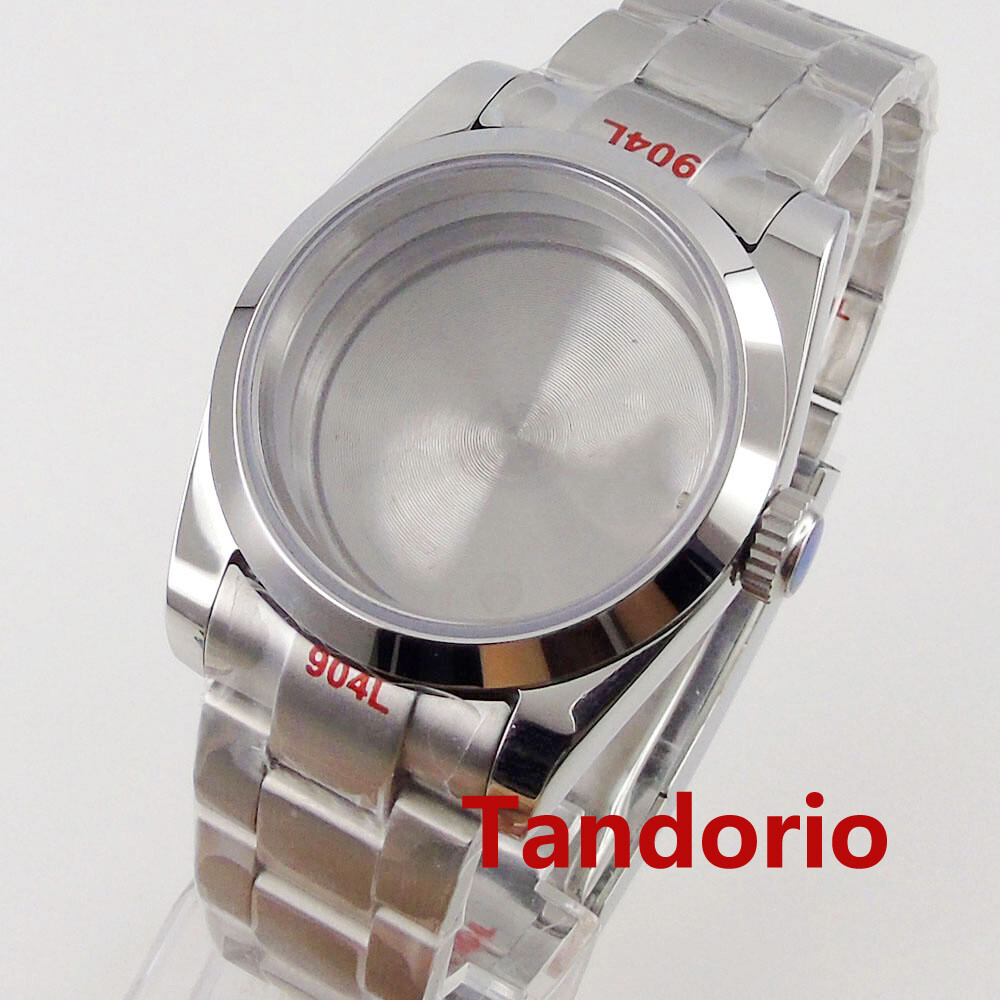 Stainless Steel Watch Case 36mm For NH35 NH36 MIYOTA 8215 Mingzhu 2813 Movement