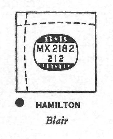 HAMILTON : BLAIR – Rectangle 21.8mm x 21.2mm