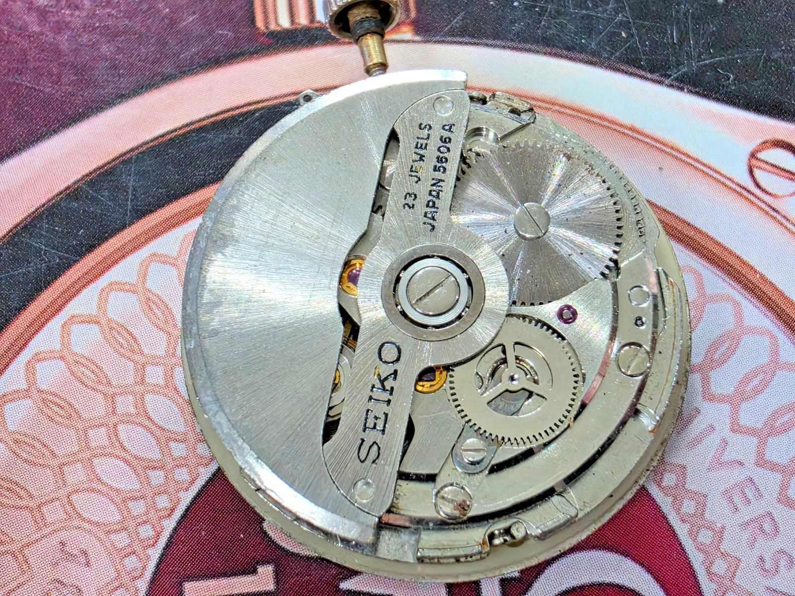 Vintage SEIKO AUTOMATIC MOVEMENT 5606 a Lord Matic LM Quick set day date.