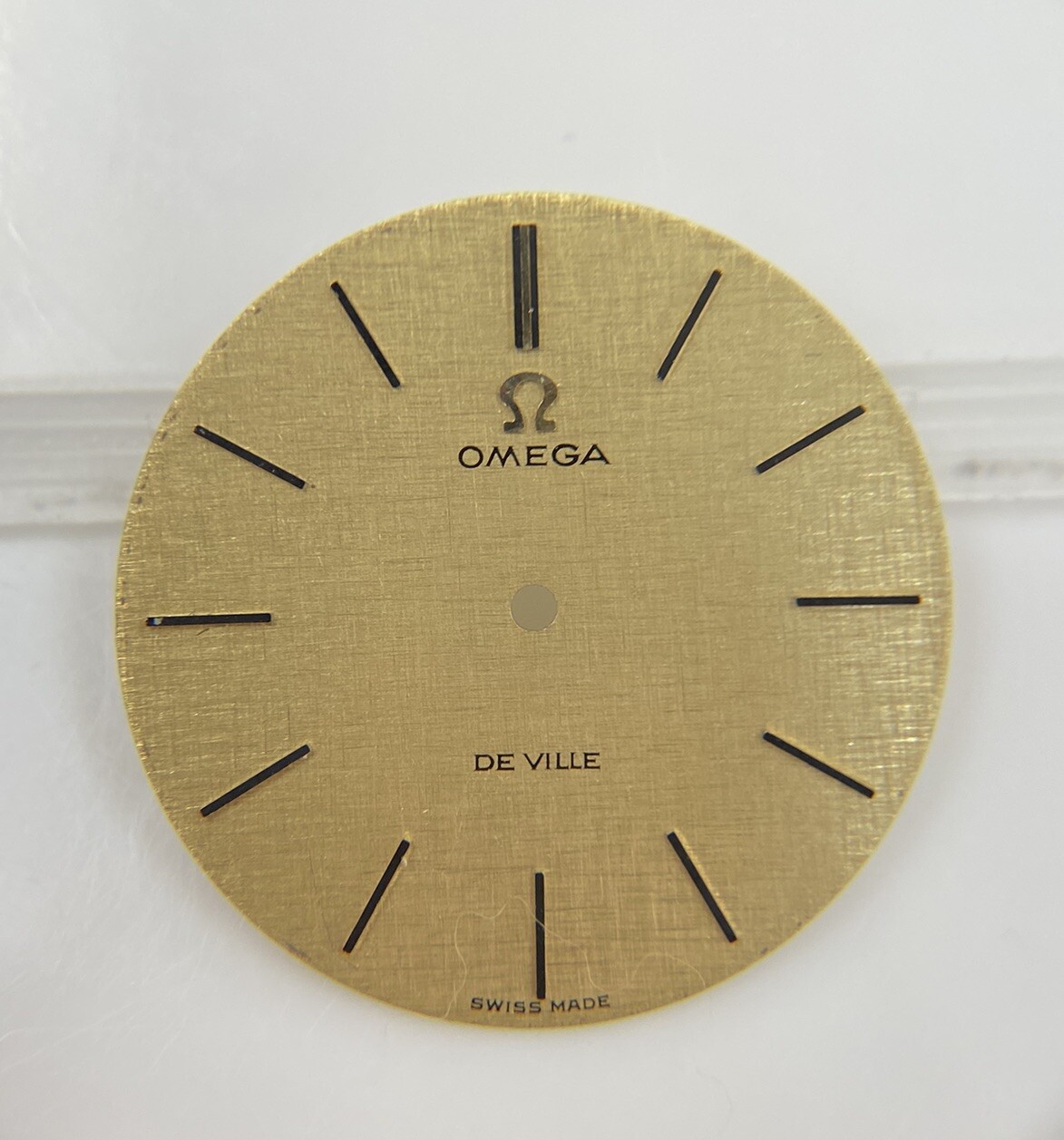 Original Omega De Ville Cal. 620 Gold Linen Color 27.5mm Dial