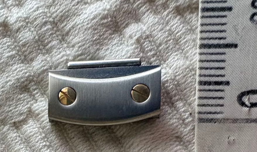 Cartier Santos Round LM G/S Automatic, 1 extra link, Genuine link band.