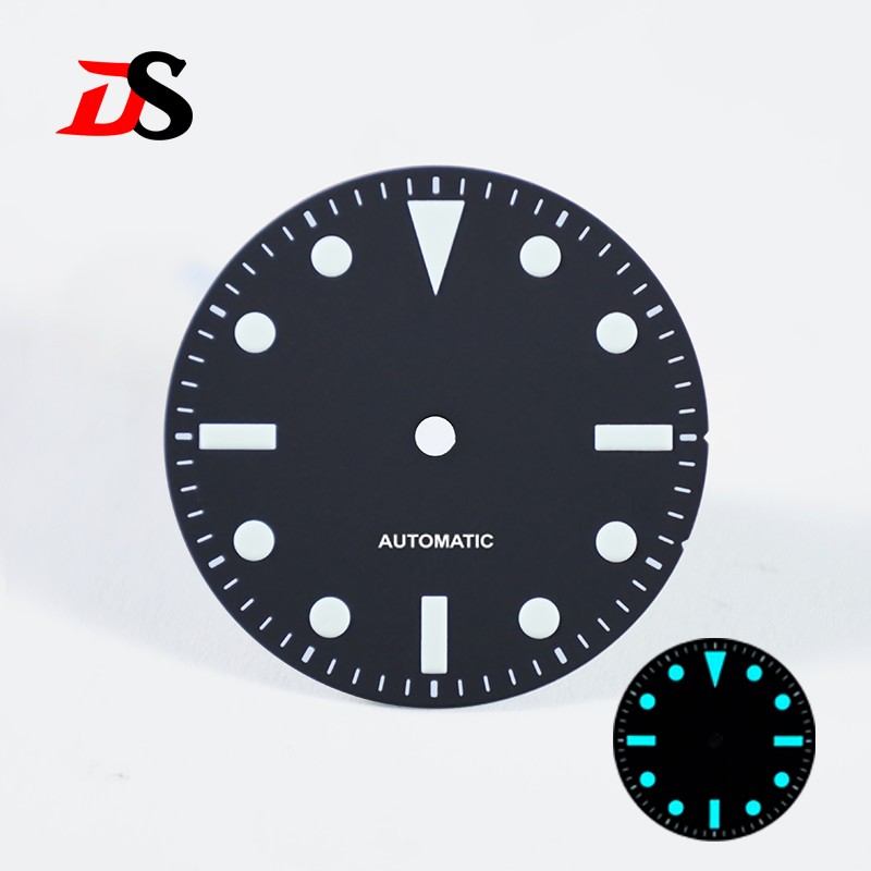 DS Matte Dial date and no date Blue Lume NH38 NH35 28.5mm SW200 9015 ETA2824