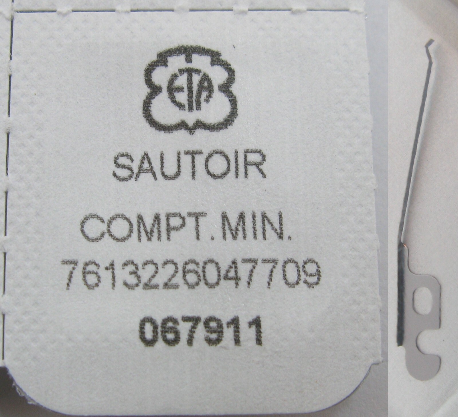 Valjoux Eta 7750 Watch part 46 8270 55.143 minute counter jumper