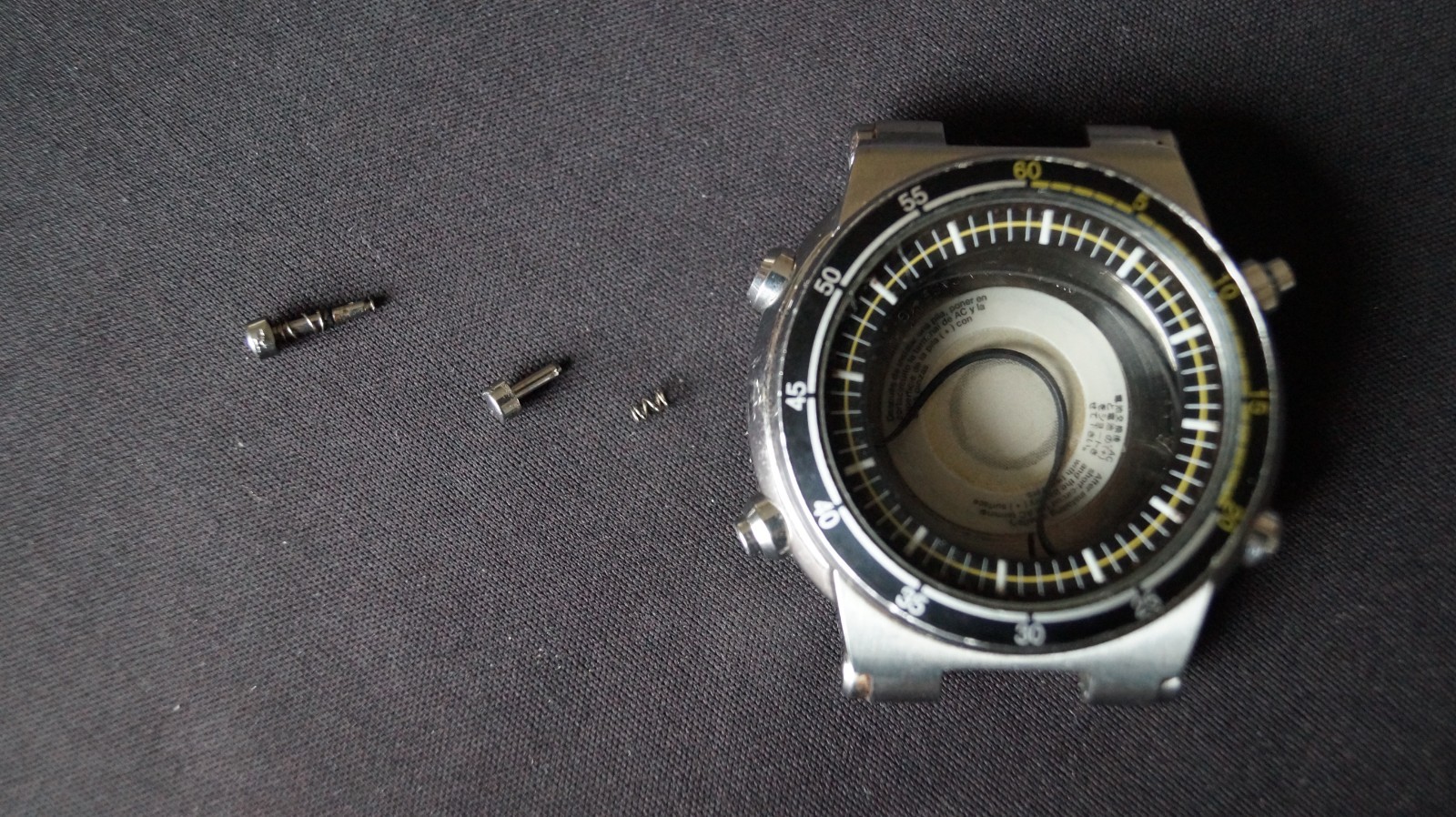 H024 vintage Seiko watch case Analog Digital Sportura Ignition quartz for parts