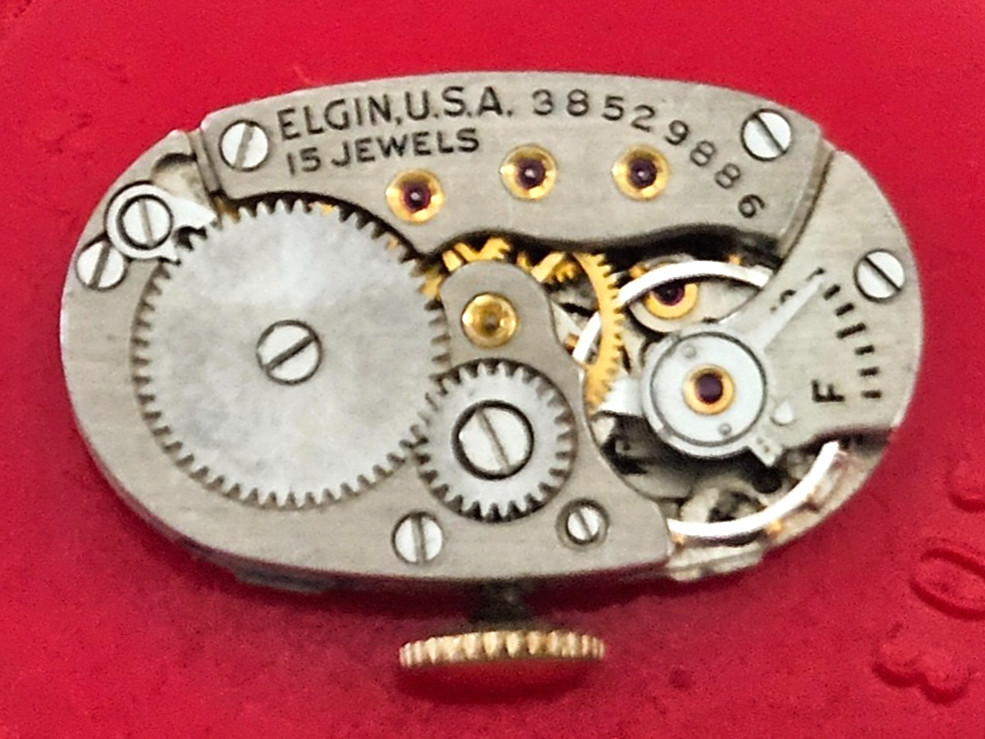 ELGIN 541 21/0s 15J Watch Movement (REMOVED FROM GOLD CASE/BALANCE RUNS) lot125