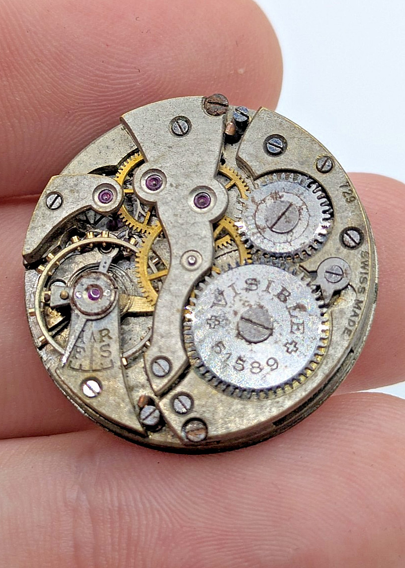 Cal 729 FHF 51589 Visible Manual Wind Movement Swiss 27.1mm