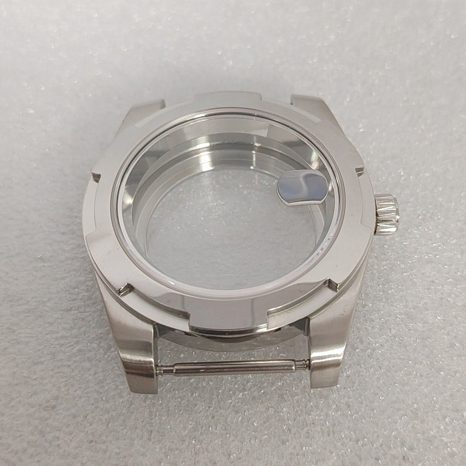 41mm Stainless Watch Case Sapphire for Nh35 NH36 4R 7S Movement 28.5mm Dial