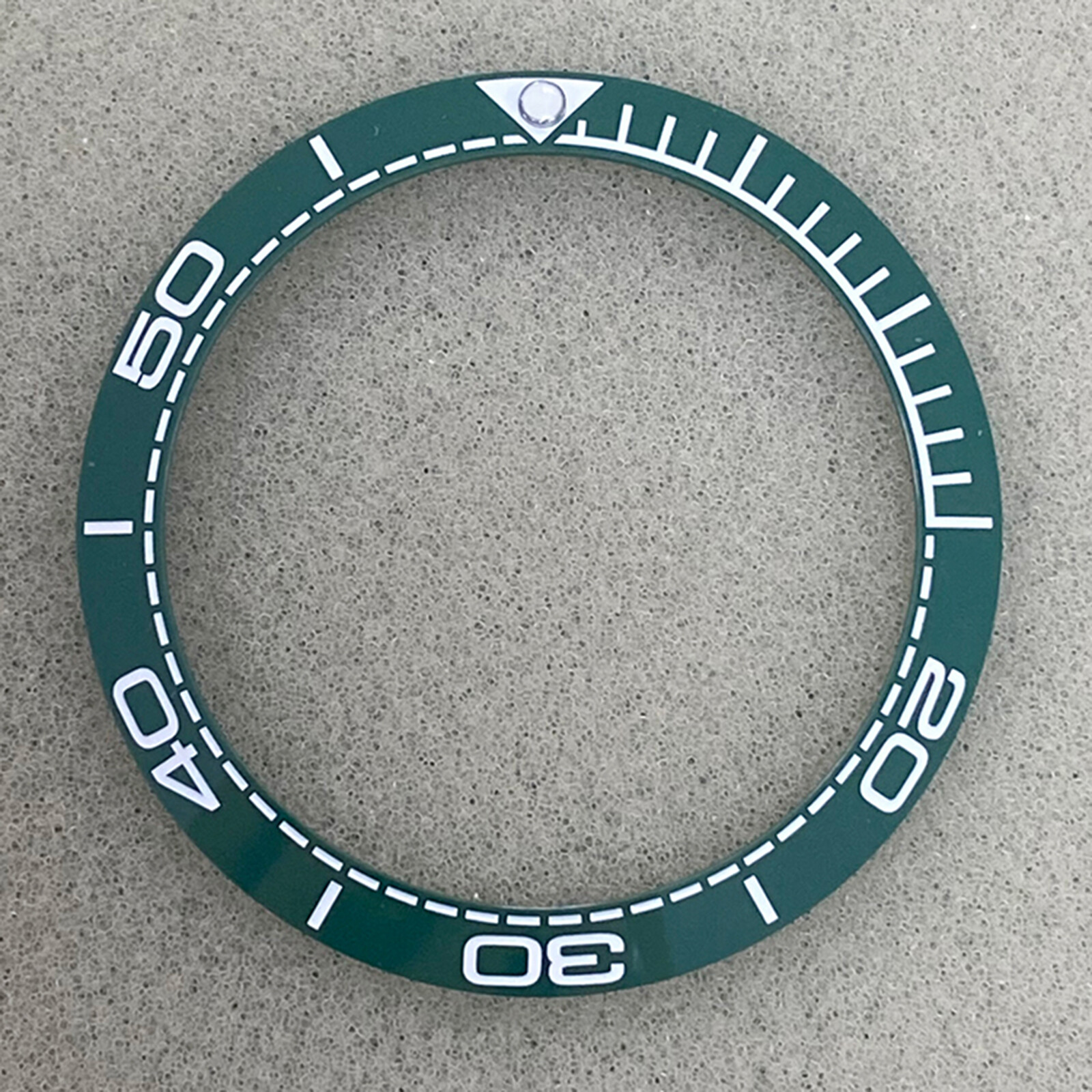 Ceramic Bezel Sloped Watch Bezel Insert 38MM*30.5mm For 40mm SUB Watch Case