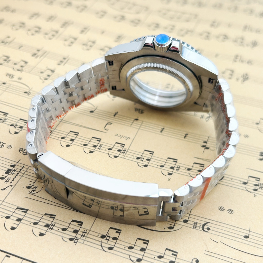 For Nh34 Nh35 Nh36 Brushed 40mm Watch Case Vintage Retro Pepsi Bezel Mod 20ATM