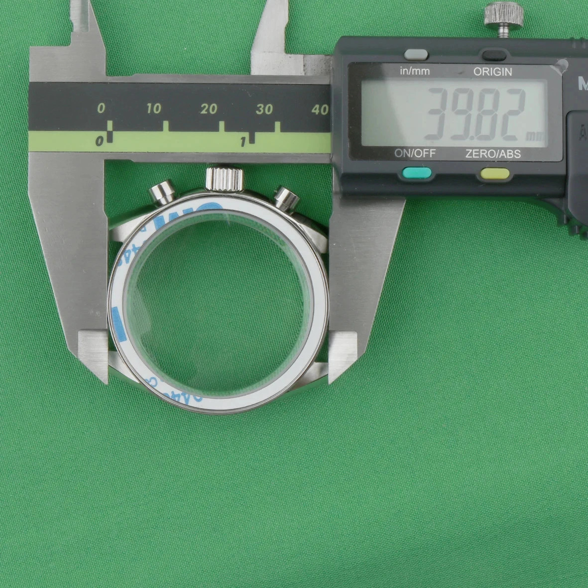 Stainless Steel Watch Case for Moonswatch VK63 VK68 40mm Silver Case Kit Quality