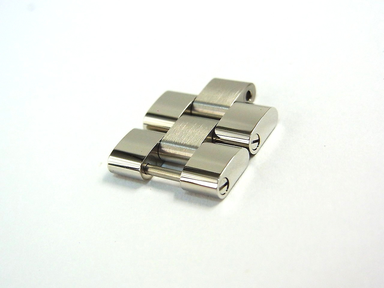Cartier Roadster Watch 15mm Genuine SS Link Band Bracelet Parts 2pcs set Mint