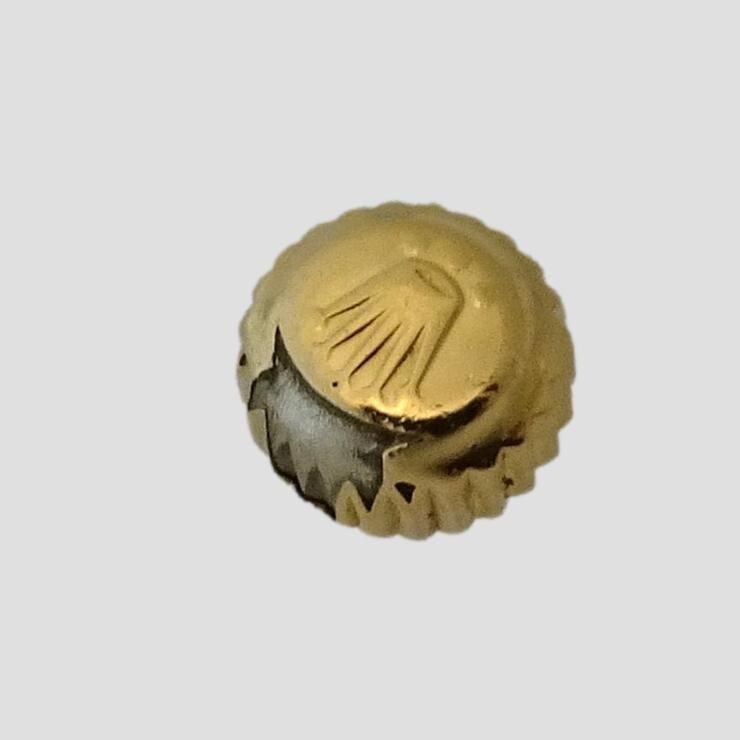 18k Used Rolex 3135 Submariner 7mm Watch Crown 703 Part 16808 16803 16613